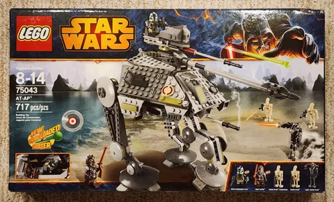 LEGO Star Wars: AT-AP Set 75043 New Sealed Vaulted (Box Puncture)