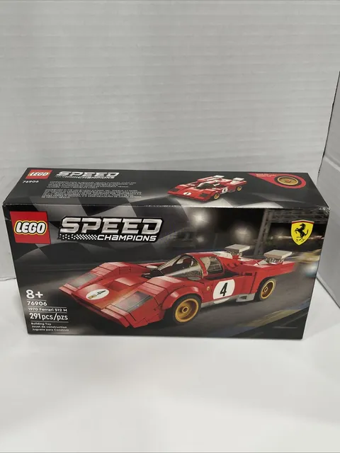 LEGO SPEED CHAMPIONS 1970 Ferrari 512 M (76906) Car NEW In BOX 291 Pieces