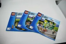 LEGO CITY MANUALS, #60026, NO BRICKS, BOOKS ONLY, NO. 3, 4 & 5, B1