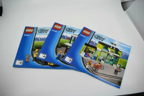 LEGO CITY MANUALS, #60026, NO BRICKS, BOOKS ONLY, NO. 3, 4 & 5, B1