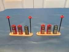 LEGO (2) Vintage Esso Gas Station Pumps 1955-66