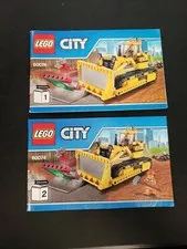 LEGO City Bulldozer 60074 - Instruction Booklets 1 And 2