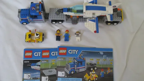 LEGO 60079 TRAINING JET TRANSPORTER WITH INSTRUCTIONS TOYS COLLECTABLE