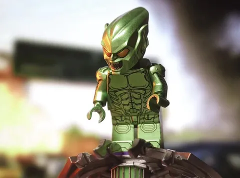 LEGO Marvel Green Goblin + Glider custom minifigure By Letsgo
