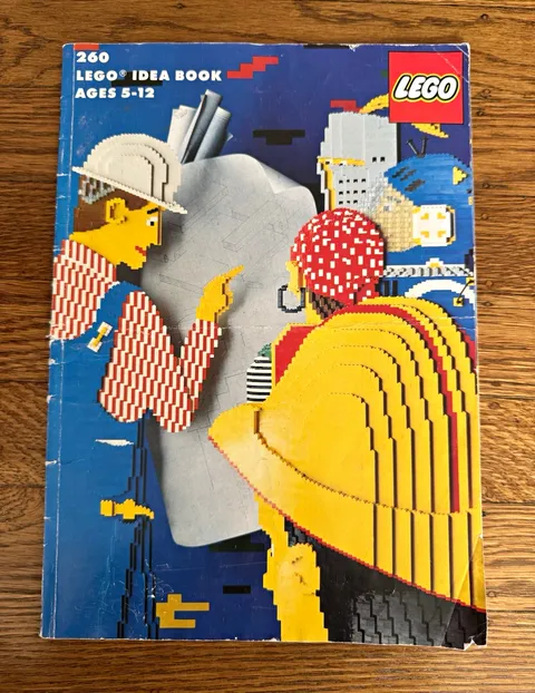Vintage LEGO Idea Book 260 1990 Castle Pirates Space NO Sticker Sheet