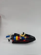 LEGO 6537 Classic Town Hydro Racer Boat w Figure Box and Instructions INCOMPLETE