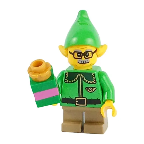 LEGO® Minifigure™ Exclusive Holiday ELF with Moustache and Glasses Set hol367