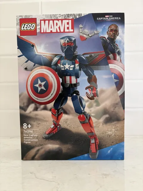 LEGO Marvel Captain America Winged Construction Figure 76296 359pcs (8+)