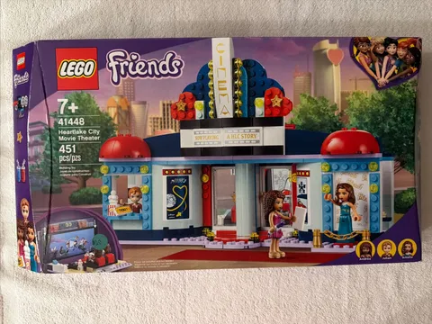 LEGO Friends #41448 Heartlake City Movie Theater Retired with Manual Complete 🔥