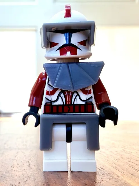 LEGO Star Wars Clone Trooper Commander Fox Misprint sw0202b with White Boba Fett