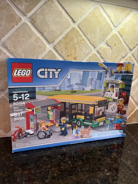 LEGO City 60154 Bus Station. New. Sealed. Damaged Box Slightly