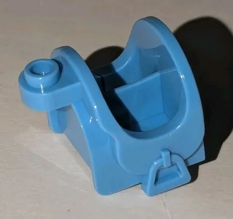 LEGO Medium Blue Friends Horse Saddle with Stirrups & Top Stud Piece Part #93086
