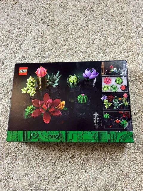 LEGO Botanical Collection SUCCULENTS #10309 Artificial Plants Set 771 Pcs Sealed