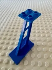 LEGO Support 2 x 4 x 5 Stanchion Inclined, 3mm Wide Posts 4476a