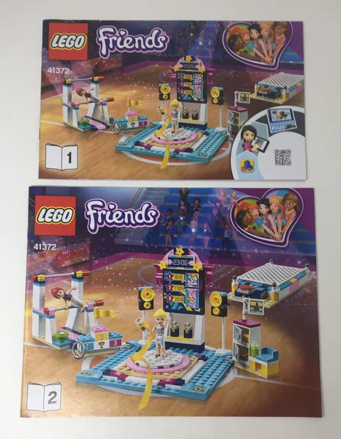 Lego 41372 Stephanie's Gymnastics Show Instruction Manual Book Only - No Bricks