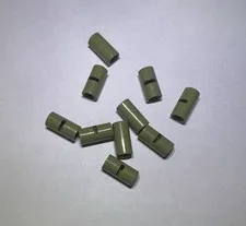 Lego Technic Lot Of 10 Pin Connector Round 2L Slot Olive Green New 485