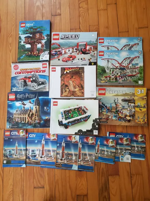 Lego Creator 3 In 1 Books - Lego Manuals Paperwork Lot