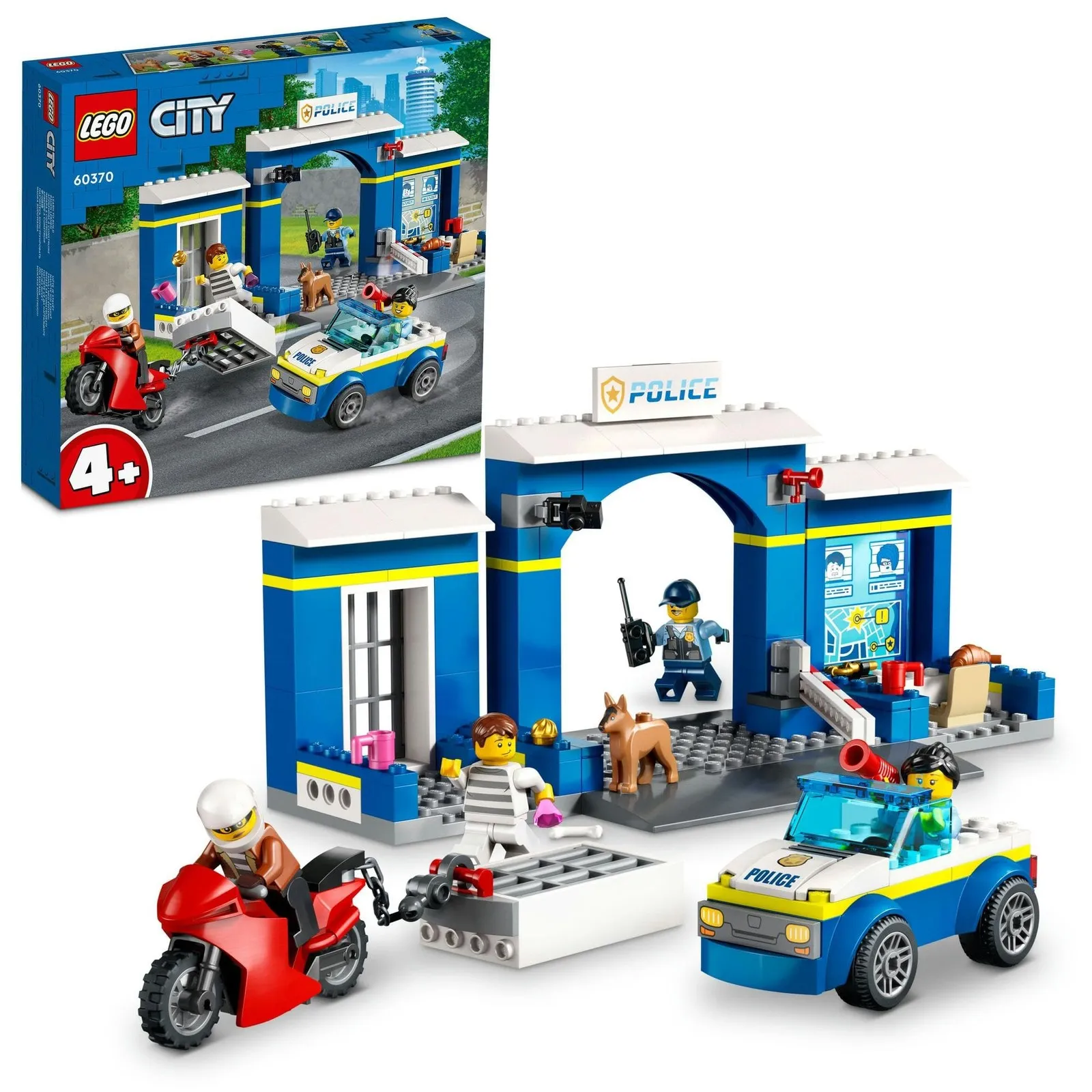Lego City: Catch The Runaway Convicts - Toy, Gift, Birthday, Building Blocks, E_