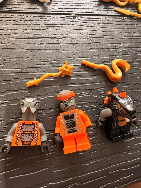 LEGO Ninjago Snike, Bytar, and Chokun combo minifigures njo0063/njo0062/njo0056