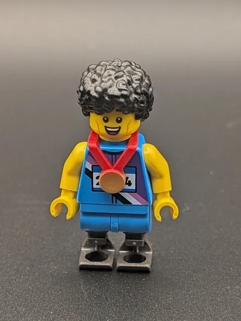 LEGO Minifigure 71045 Series 25 Sprinter CMF Used