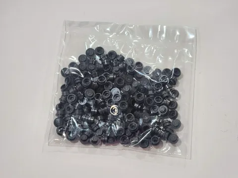 Lego Qty 155 - Pearl Dark Gray - 4073 Plate, Round 1 x 1 - NEW