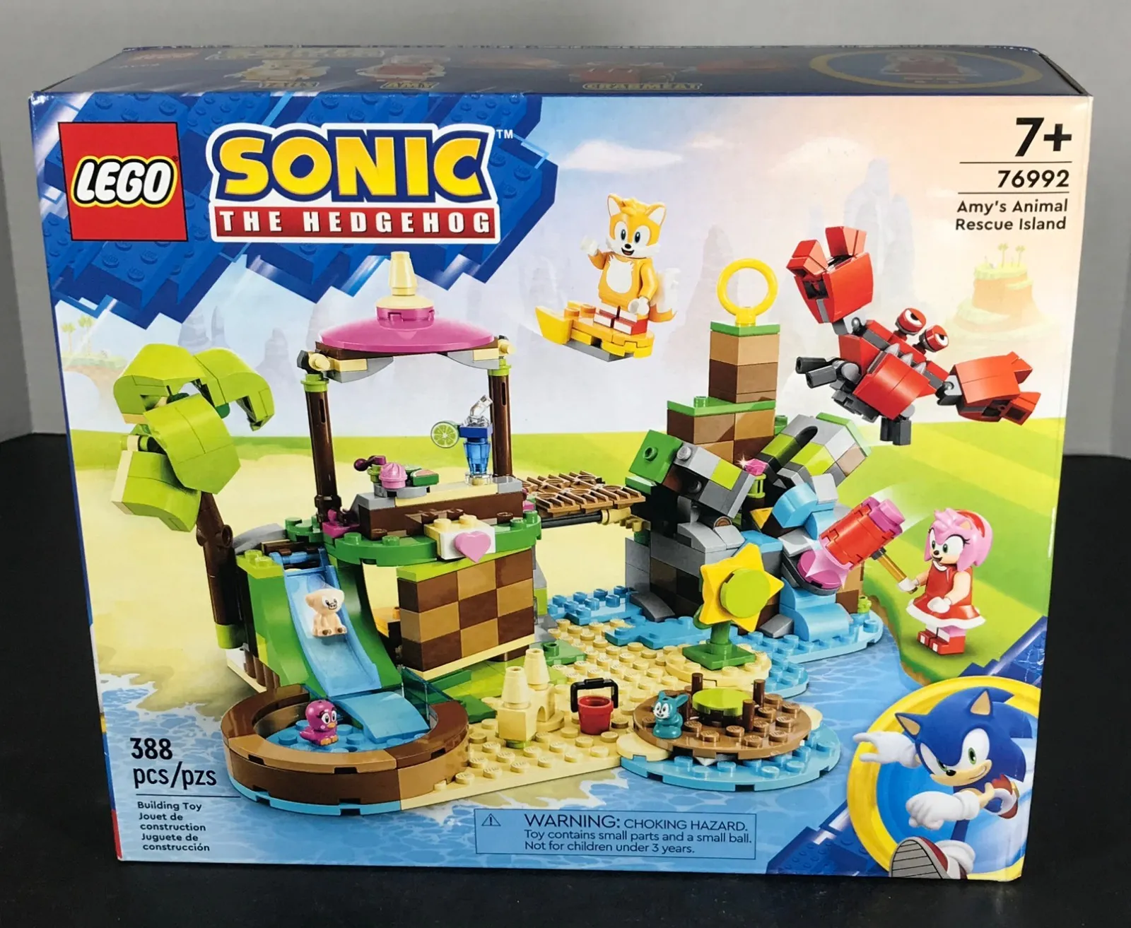 LEGO Sonic AMY'S ANIMAL RESCUE ISLAND 76992 Tails Crabmeat SEALED*Box Damage*New