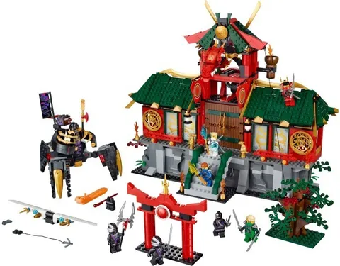 LEGO NINJAGO 70728 Battle for Ninjago City 8 Minifigures 1223 Pieces No Box