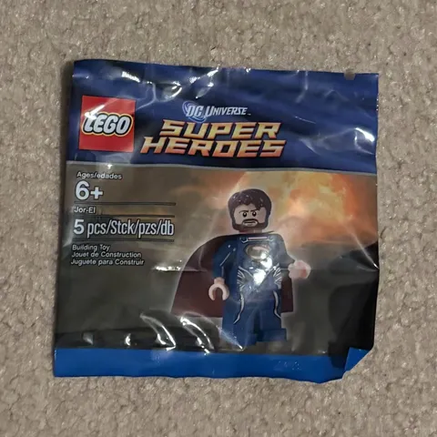 SEALED 2013 Lego Jor-El 5001623 Polybag Super Heroes Man of Steel Minifigure
