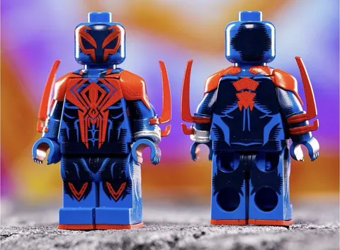 Lego custom spiderman 2099. By crosscheck customs. New!!