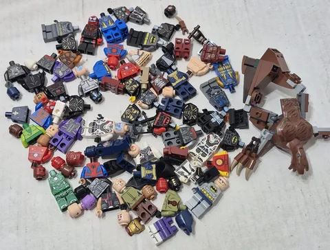Lot of Lego Minifigure Parts & Pieces Mostly Super Heroes DC & Marvel Incomplete