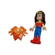 Lego Wonder Woman Minifigure Doll & Orange Kryptomite