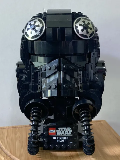 LEGO Star Wars TIE Fighter Pilot Helmet 75274 No Box, NOT Complete 94% READ