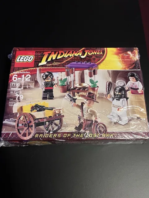 Lego Ambush in Cairo 7195 Indiana Jones  2009 Sealed Set Raiders of Lost Ark