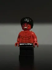 LEGO Marvel Custom Pad Printed MRM Red Hulk Minifigure Classic Style
