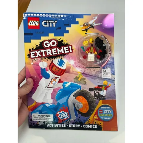 Activity Book with Minifigure Lego City: Go Extreme! Paperback book