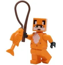 Fox Skin LEGO Minecraft Minifigure from set 21178