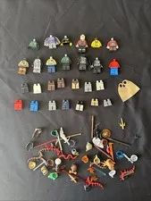 LEGO Minifigure Parts Lot Darth Vader Wanda Ghostbusters Heads Accessories