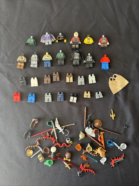 LEGO Minifigure Parts Lot Darth Vader Wanda Ghostbusters Heads Accessories