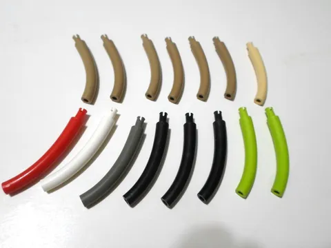 LEGO Parts -Dinosaur Tail / Neck Middle Section - No 40378 - QTY 15 MIXED COLORS