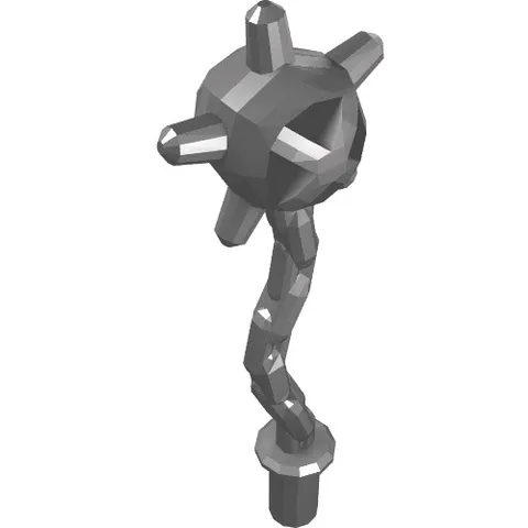 LEGO® Part 59232 - Minifigure, Weapon Spiked Flail / Mace