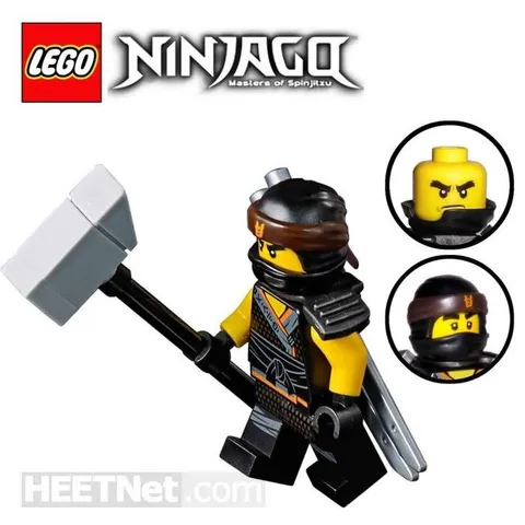 LEGO Minifigure Ninjago Sons of Garmadon Cole NJO0386 70643 Temple Resurrection