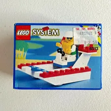 Vintage LEGO Town 6513 Boats Glade Runner Retired Set 1993 BRAND NEW SEALED