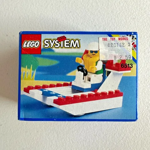 Vintage LEGO Town 6513 Boats Glade Runner Retired Set 1993 BRAND NEW SEALED