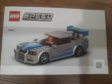 Lego Speed Champion #76917 Instruction Book Only 