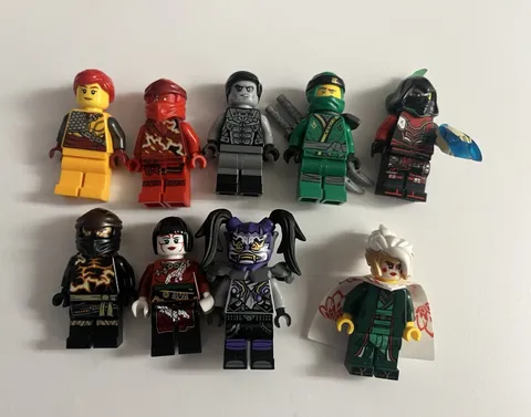 LEGO NINJAGO Minifigure Lot - Ninja Figures, Pythor, Ages 5+