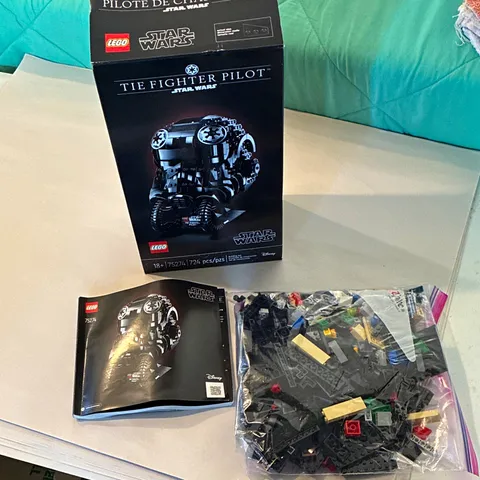 LEGO Star Wars TIE Fighter Pilot Helmet 75274 724pcs Box Brick Separator Retired