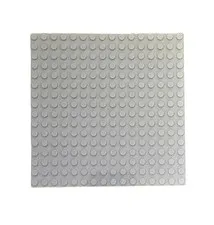 LEGO - 16 x 16 - BASE PLATE - LIGHT GREY - 91405 - City - Creator - Brand New