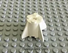 LEGO White 2x2 Brick with Rocket Tail Fins