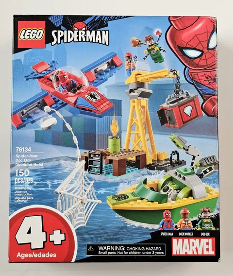Lego Marvel Spider-Man Doc Ock Diamond Heist 76134 New Sealed 