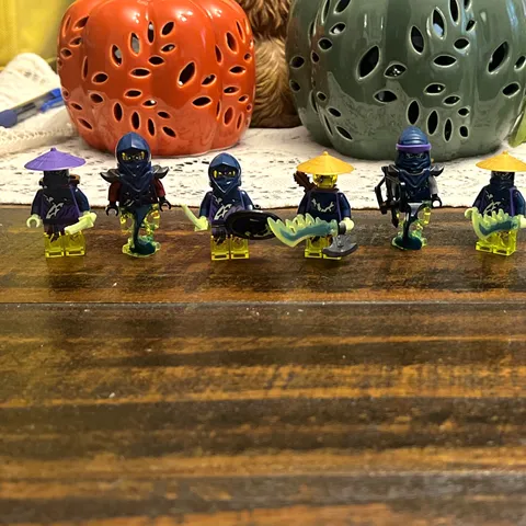 LEGO Ninjago Movie Ghost Minifigure Lot w/ Accessories USED